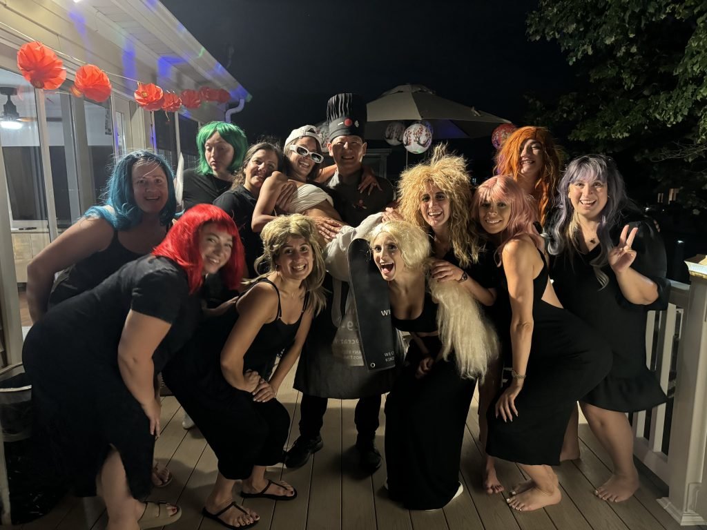 outdoor hibachi party