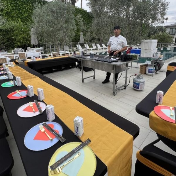 hibachi catering event