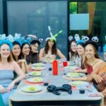 outdoor hibachi party