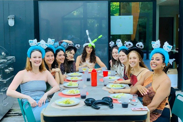 outdoor hibachi party
