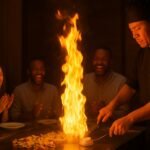 hibachi party at home in New Jersey